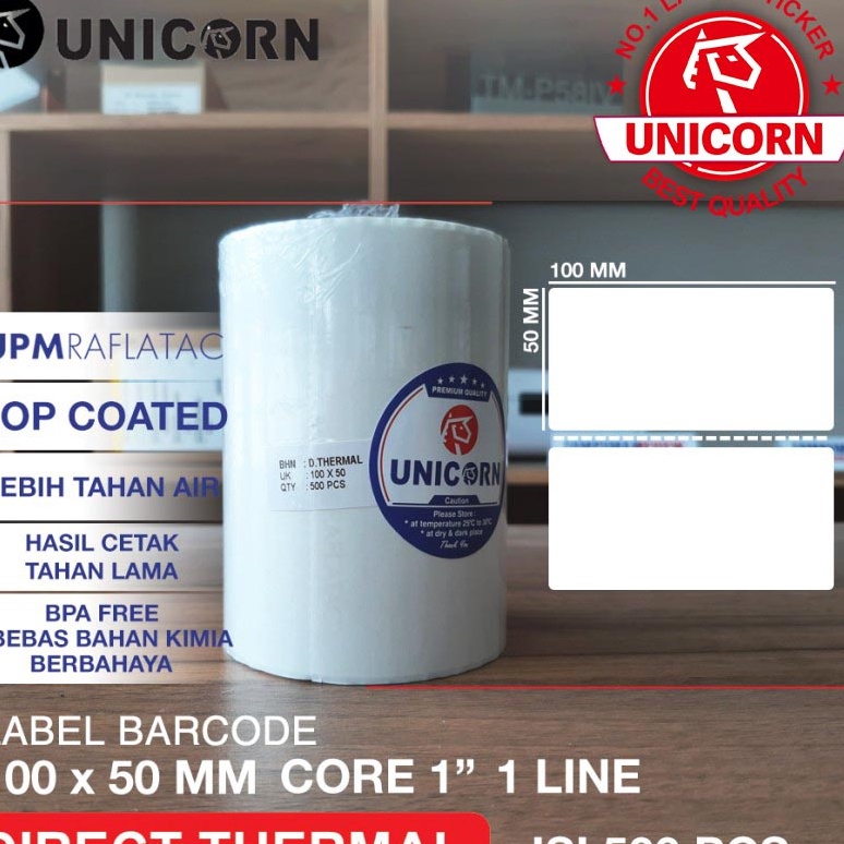 

FG2 Stiker Label Barcode Thermal 1x5 mm 1 x 5 mm 1x5mm