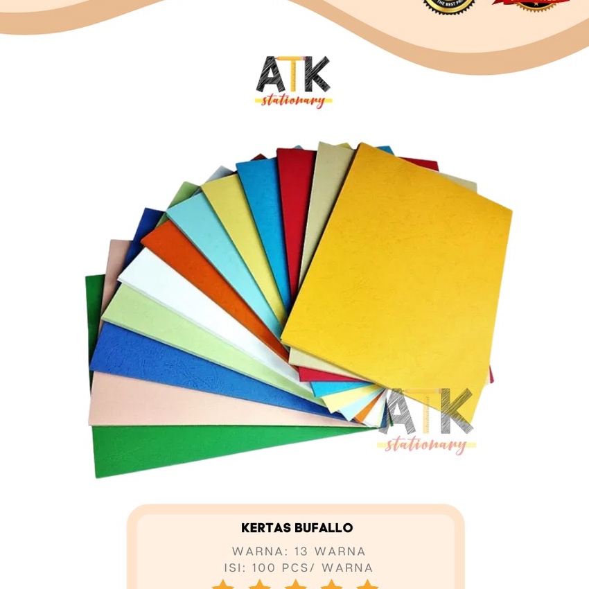 

Mega Kes Bufalo Jilid Warna Ukuran Folio F4 1 Lembar atk