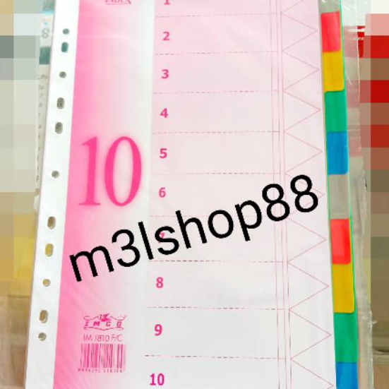 

Premium Pembatas order divider folio index