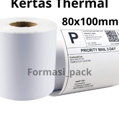 

KI3 LABEL THERMAL STIKER 8 x 1 mm Isi Pcs STICKER DIRECT THERMAL 8x1 Isi Pcs