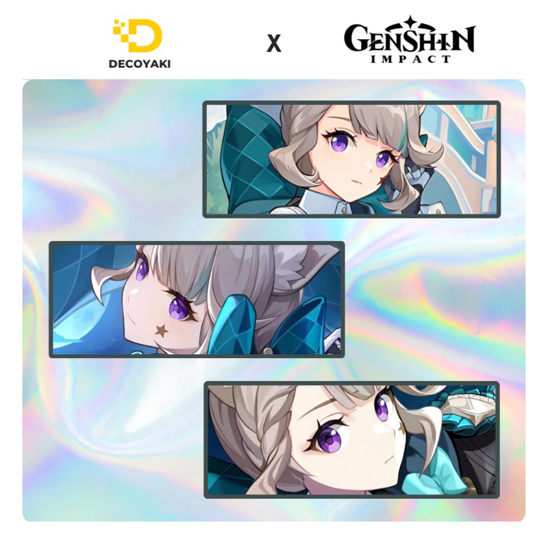 

Sticker Slap Hologram Lynette Genshin Impact, Stiker Hologram Lynette Genshin Impact