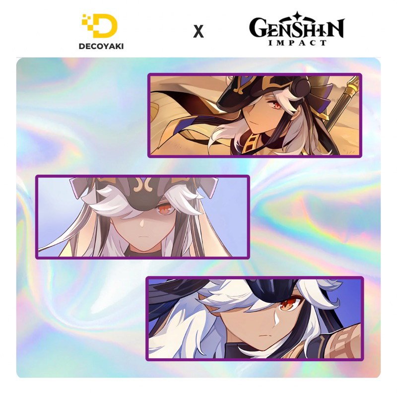 

Sticker Slap Hologram Cyno Genshin Impact, Stiker Hologram Cyno Genshin Impact