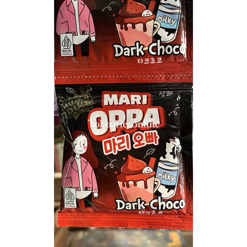 

MARI OPPA Serbuk BARU RASA DARK CHOCO ISI 10