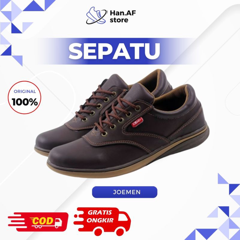 Joemen Sepatu Pria Kulit Joemen J 35 Fashion Pria Kuliah Kerja