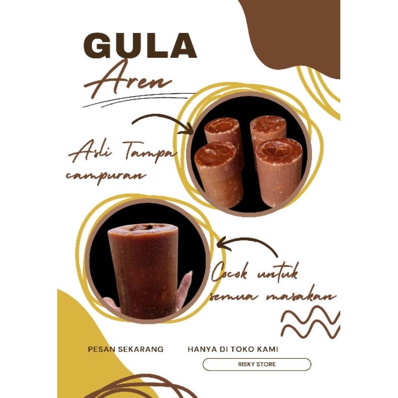 

GULA AREN ASLI Kemasan 500grm