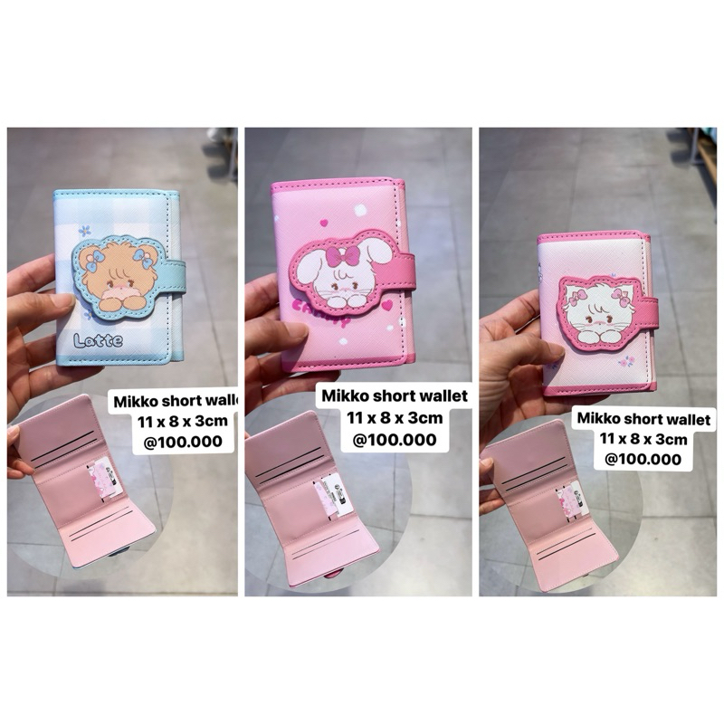 Dompet Mikko Collection x Miniso | Dompet Lipat Mikko