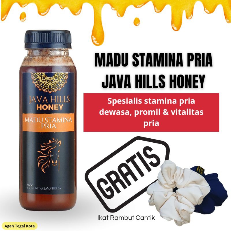 

MADU STAMINA PRIA HERBAL JAVA HILLS HONEY PREMIUM RAW 330 gram MENJAGA VITALITAS PRIA gratis ikat rambut cantik