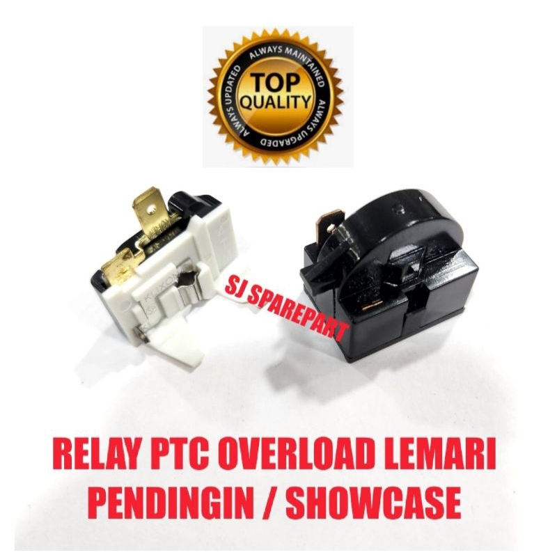 RELAY PTC OVERLOAD LEMARI PENDINGIN / SHOWCASE