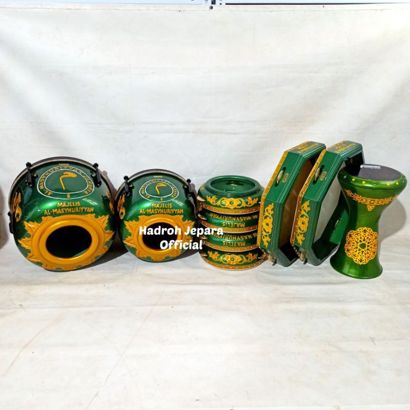 Rebana Hadroh Nurul Musthofa 1 Set / Hadroh Rebana Nurul Musthofa