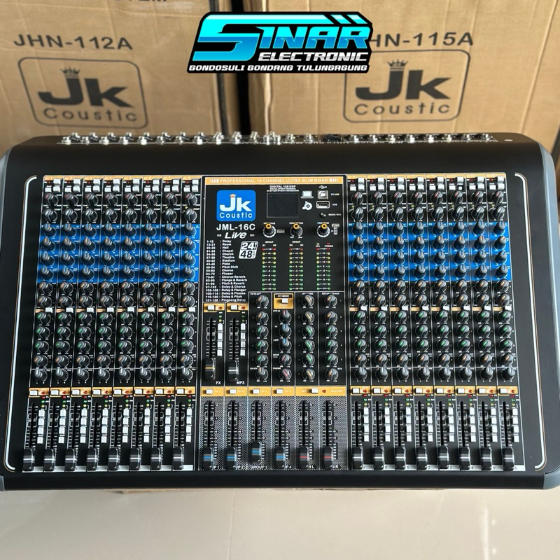 Mixer JK Coustic JML-16C Live 16 Chanel ORIGINAL