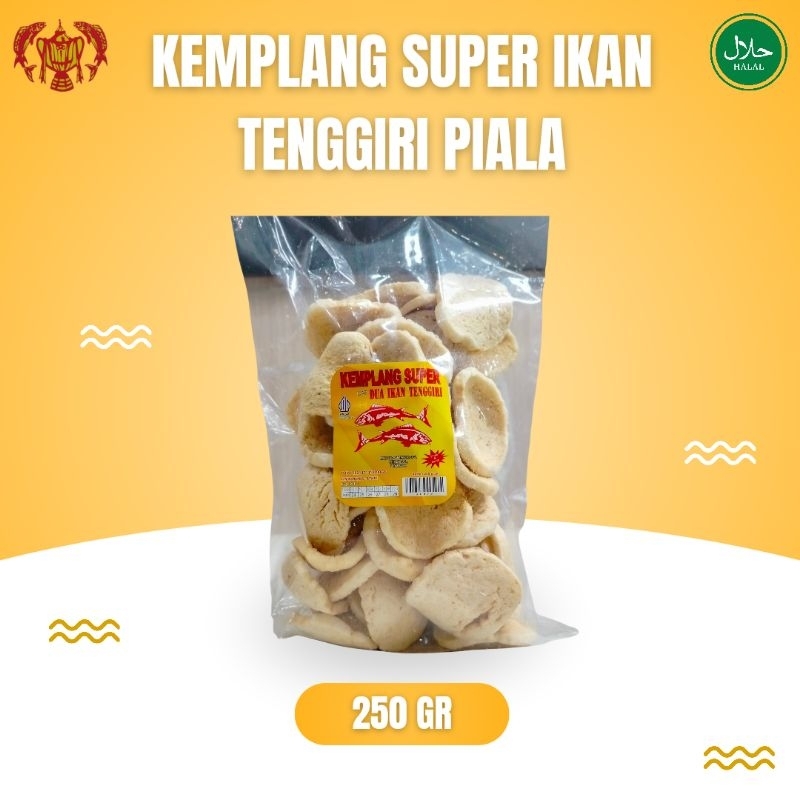 

Kemplang Dua Ikan tenggiri khas Bangka cap Piala, 500gr