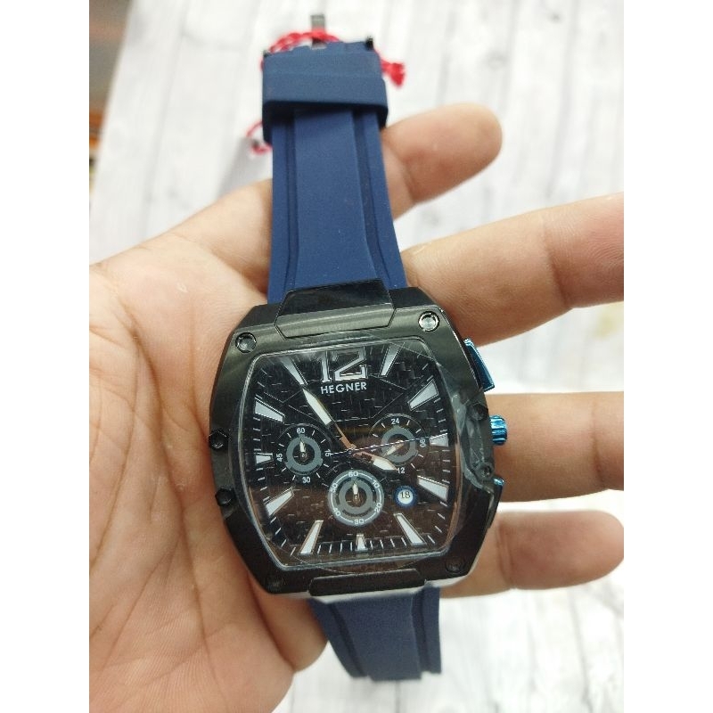 Hegner 1709G-3SBKBL#Hegner 1709G#Jam tangan pria Hegner 1709G-3SBKBL#Man watch Hegner 1609G-3SBKBL