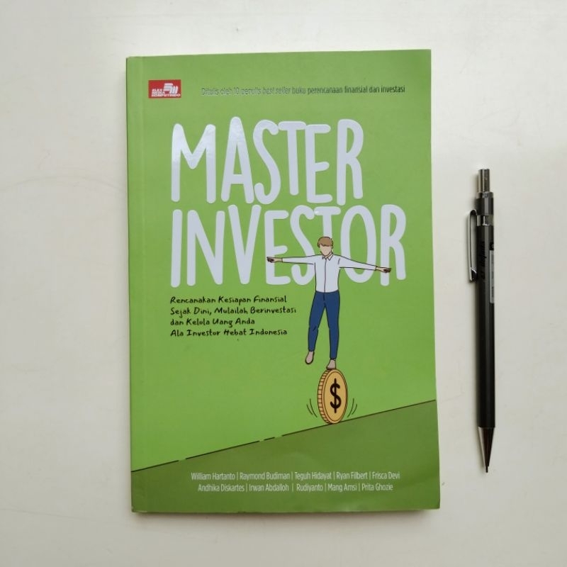 ORIGINAL Buku bisnis perencanaan finansial dan investasi Master Investor - William Hartanto, Raymond