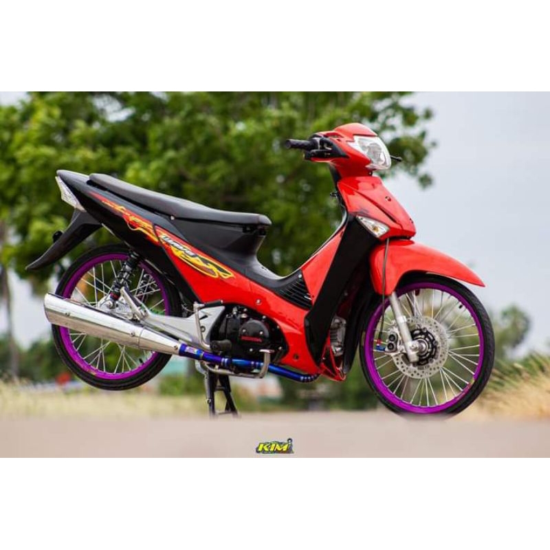 striping stiker wave 125 dragon supra x 125 thailand