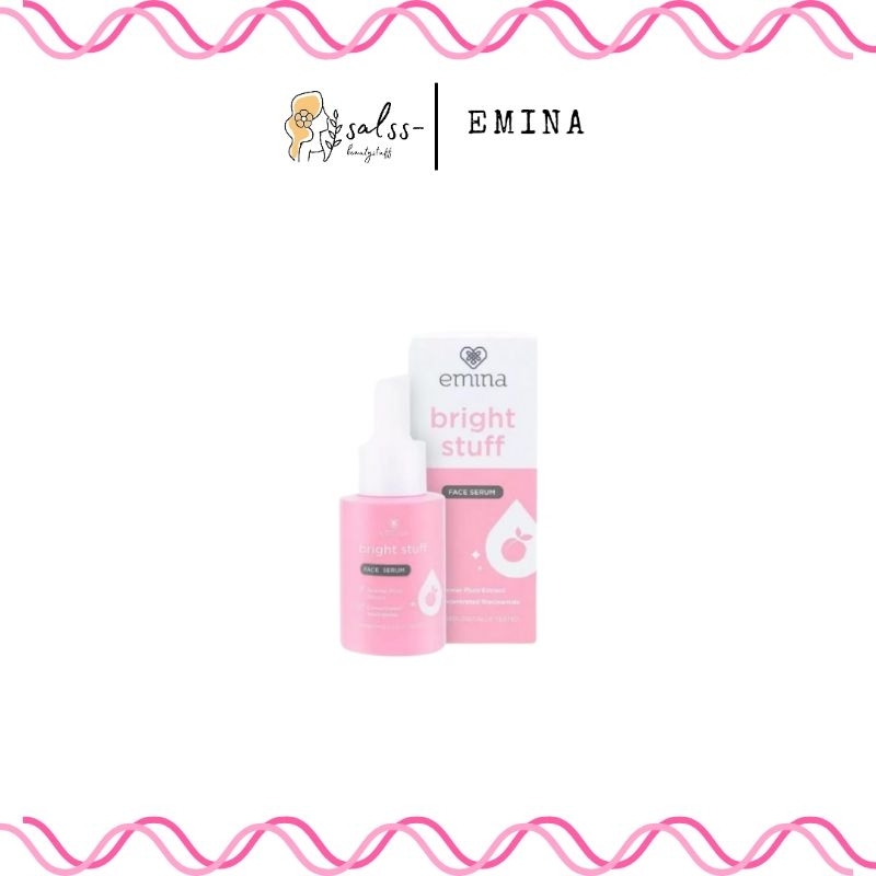 Serum Emina bright stuff/wajah cerah glowing/serum emina