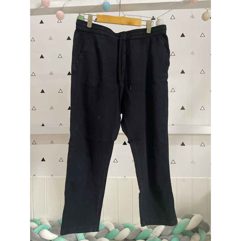 preloved celana jeans 3second size L pinggang full karet ada talinya