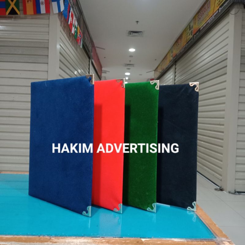 

Map bludru ukuran A5 map sambutan ready stock berkualitas