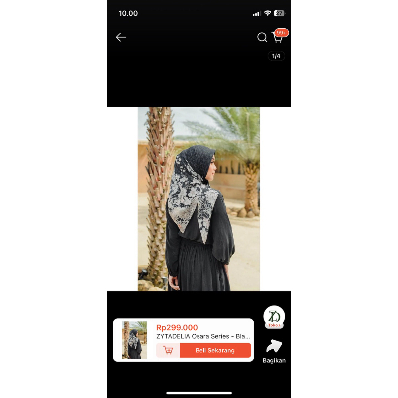 preloved zytadelia scarf