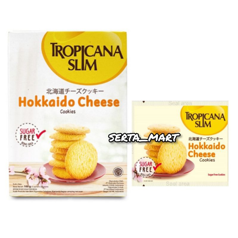 

Tropicana Slim Hokkaido Cheese Cookies 100gr - Biskuit