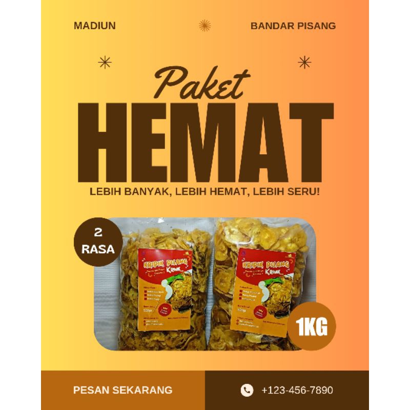 

KRIPIK PISANG PEDAS DAUN JERUK [500GR]