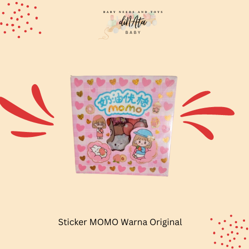 

[ DINATA Baby ] - MOMO STIKER MINI KOREA ISI 100 PCS STICKER DECO AESTHETIC