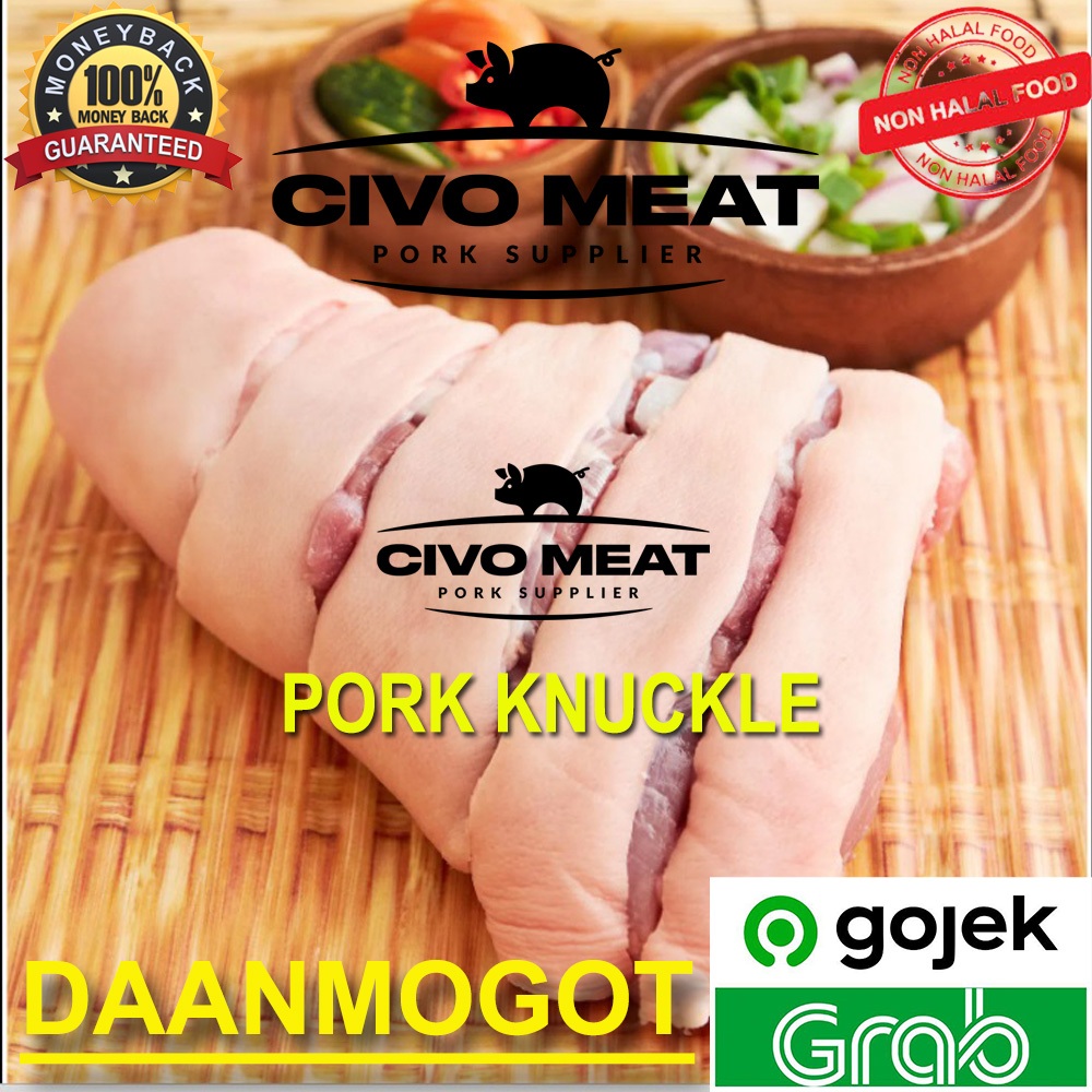 

Pork Knuckle / Betis babi Kaki Belakang sudah dipotong2 - 1 kg