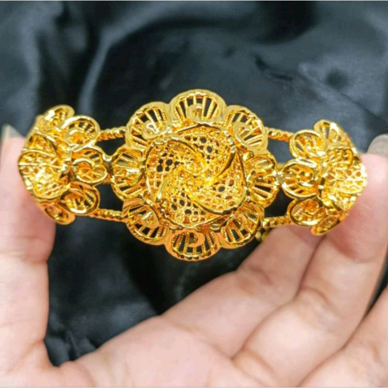 Gelang Bunga kendari Lapis Emas 24K fashion Xuping