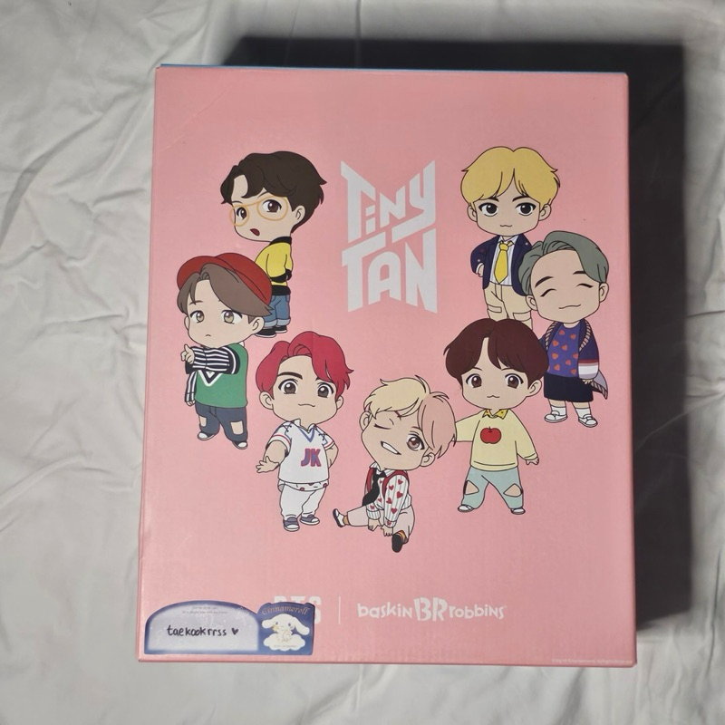 Action Figure BTS Tiny Tan x Baskin Robbins Outbox Only (Tiny Tan x BR) (BTS x BR) (BTS Outbox Only)