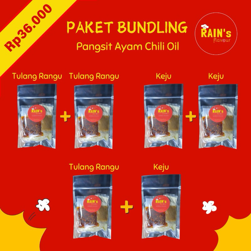 

PAKET BUNDLING Pangsit Ayam Chili Oil [WAJIB BACA DESKRIPSI]