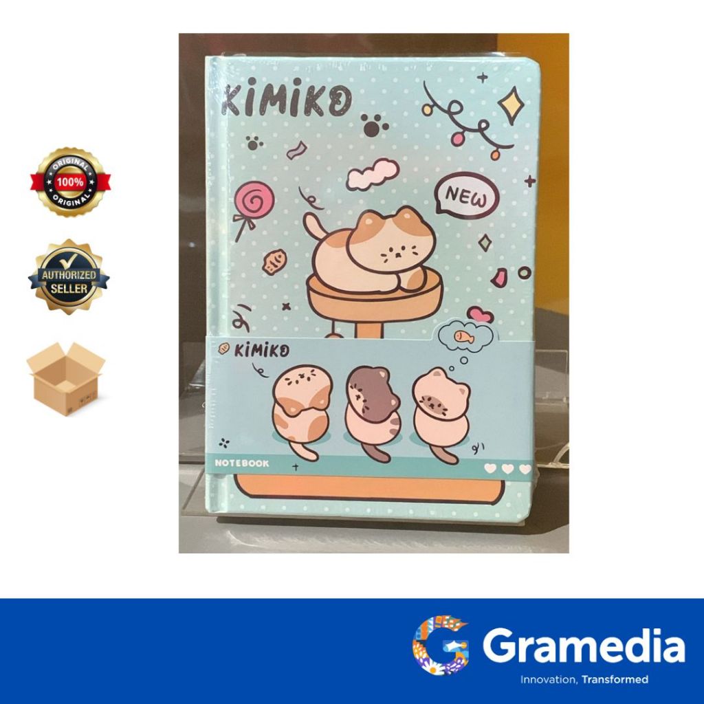 

Gramedia Aurabaya - KAKO KIMIKO CAT HC NOTEBOOK A5 BLUE