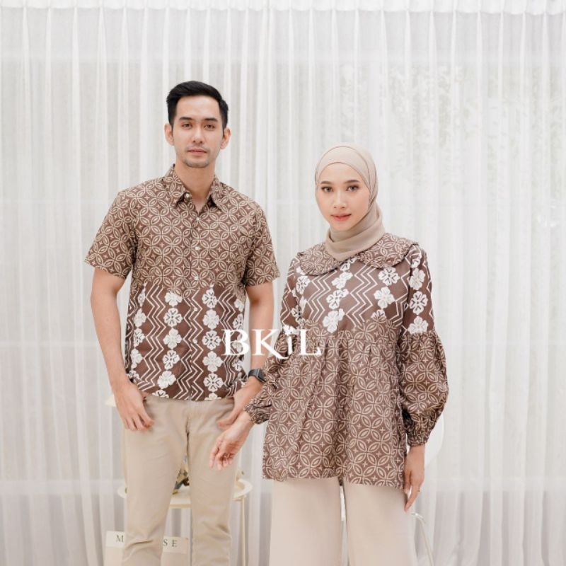 COUPLE KEMEJA AMARILIS BATIK KONDANGAN BATIK KANTOR KEKINIAN