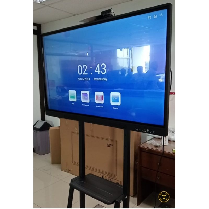 PAPAN TULIS DIGITAL / SMART INTERACTIVE WHITE BOARD  DUAL  OS 55 65 INCH