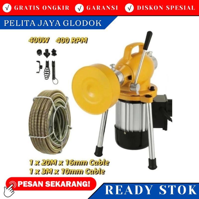 Solusi Saluran Mampet Mesin Bor Ridgid Drain Cleanerr Pembersih