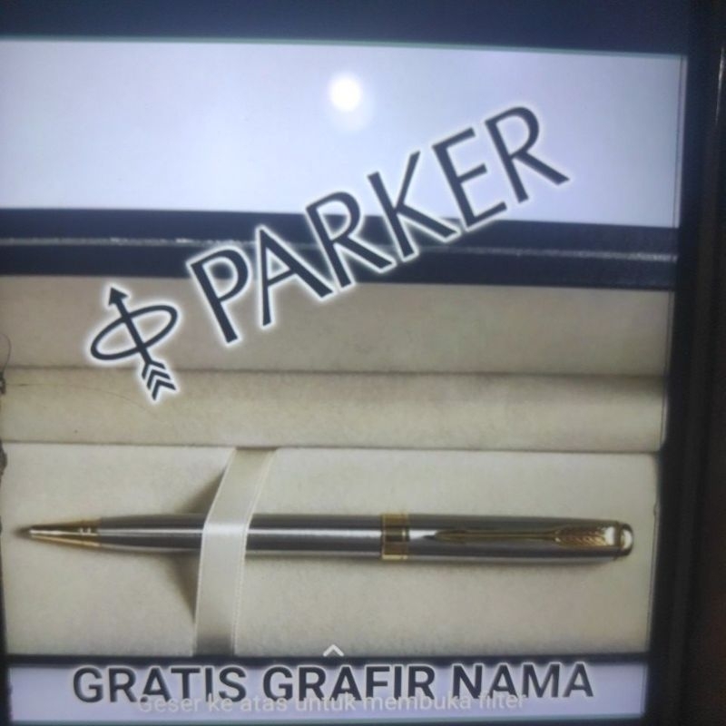 

Pulpen Parker Gold Clip Gratis Box exclusive Dan Grafir Nama