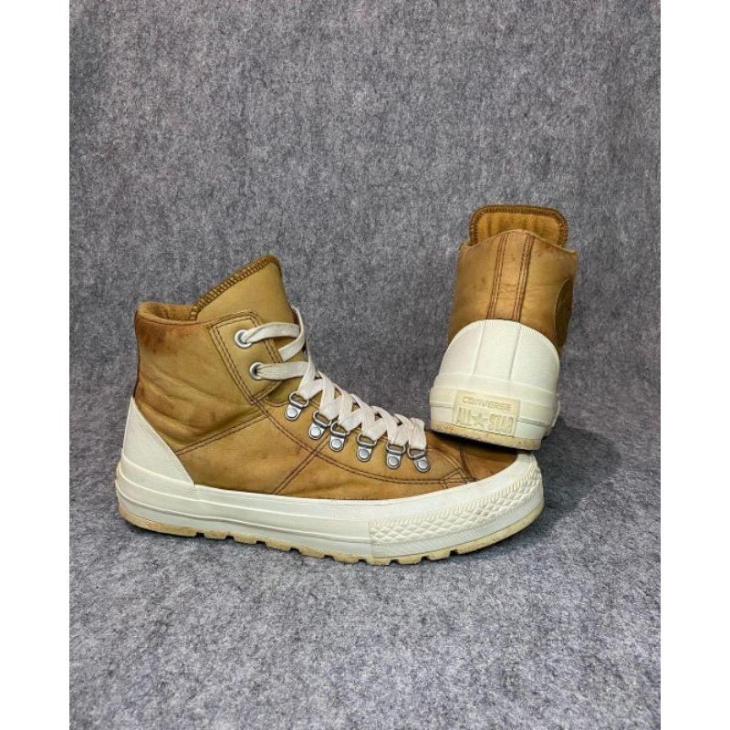 Converse Street Hiker Tan Brown & White Nubuck Leather