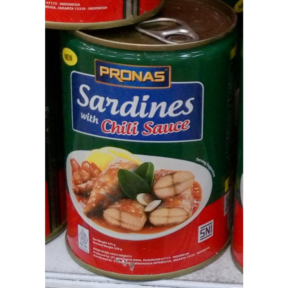 

PRONAS Sarden Chili 425 gr