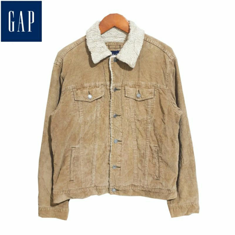 GAP Trucker Sherpa Corduroy Jacket | Jaket Sherpa Corduroy GAP