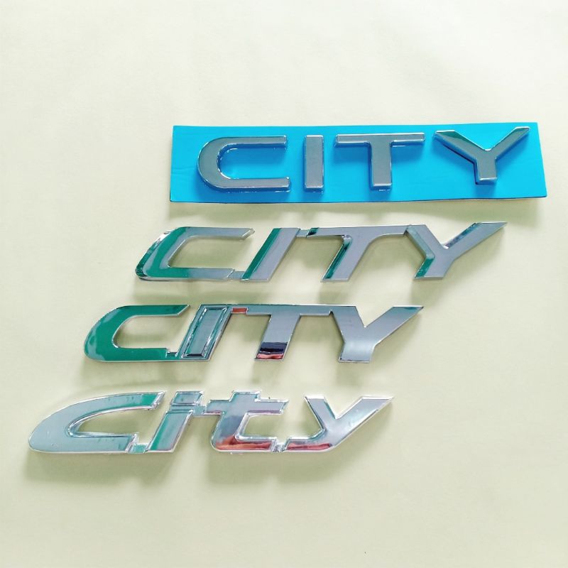 Emblem logo honda CITY hatchback type z typez vtec vti vtis ukuran original city