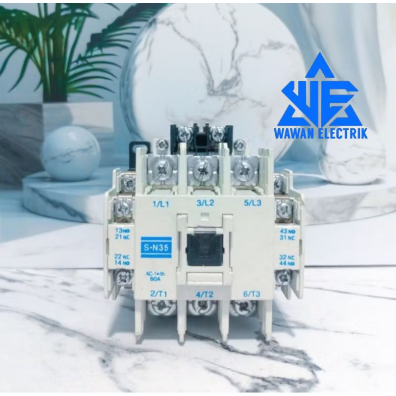 KONTAKTOR MITSUBISHI SN35 60A  220V  ORIGINAL 