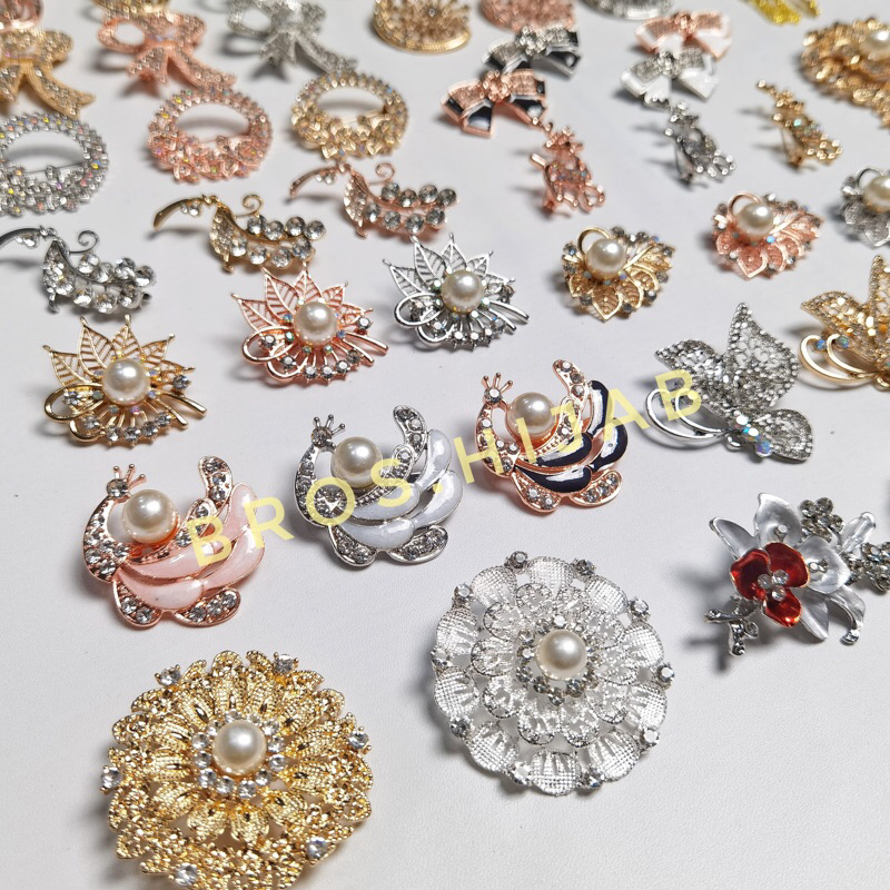 BROS DADA JILBAB GROSIR DAN ECER, BROOCH CANTIK, BROS DAGU KECIL, PIN HIJAB, BROS KEBAYA, BROS UNIK