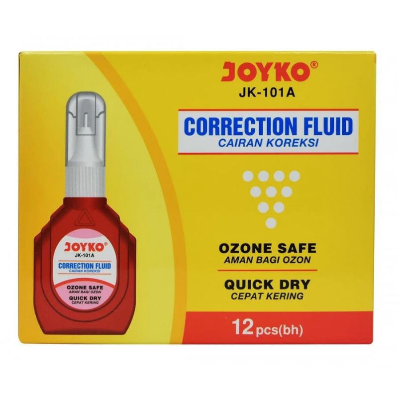 

Tipe X Joyko Correction Fluid JK-101A Isi (12pcs)