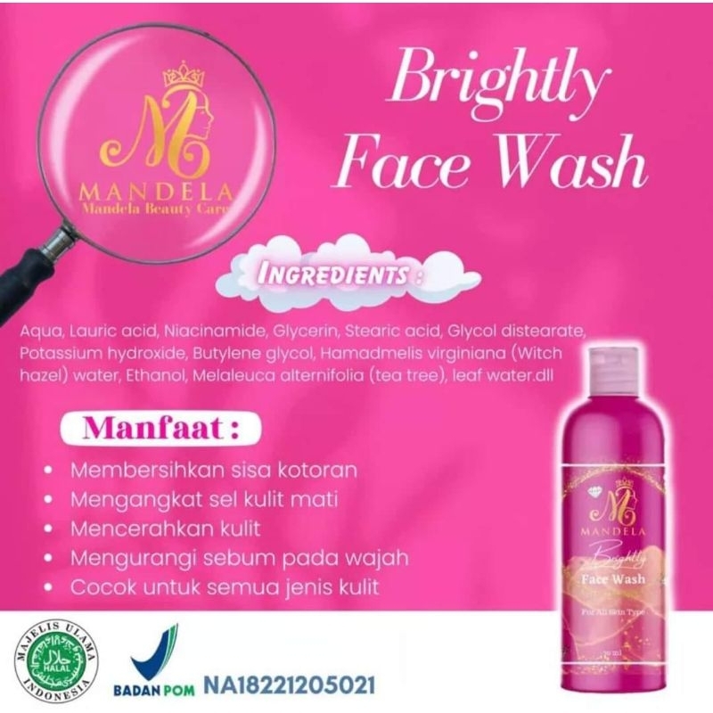 MBC SKINCARE FACE WASH/ESENCE TONER/CRISTAL PINK /SERUM ACNE WHITENING/DAY CREAM/ MBC 100% ORIGINAL