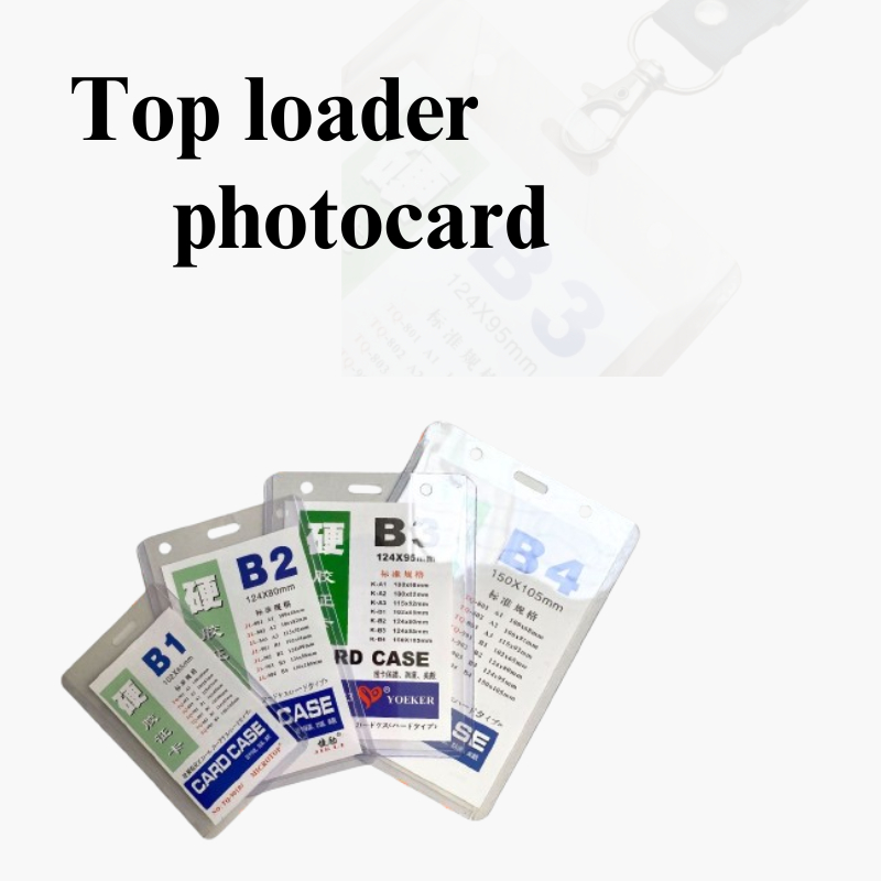 

Toploader Photocard top loader foto card nametage id card case B1 B2 B3 B4