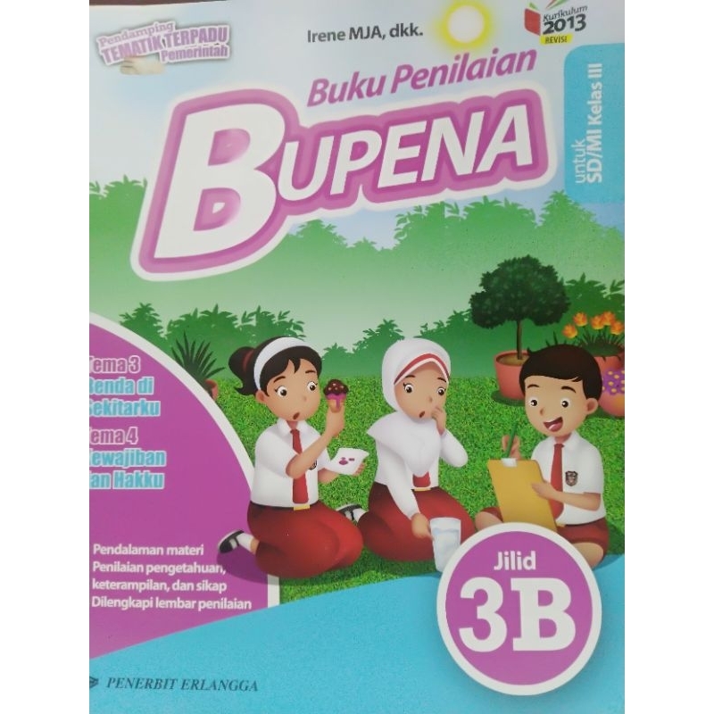 buku penilaian BUPENA kelas 3b