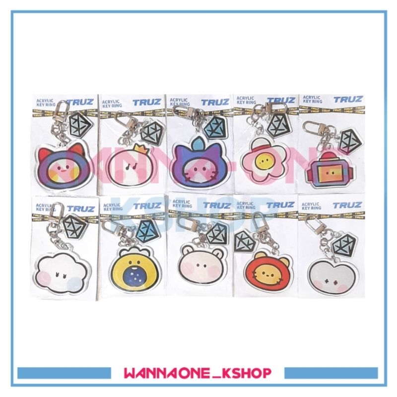 keychain treasure TRUZ minini keyring gantungan kunci