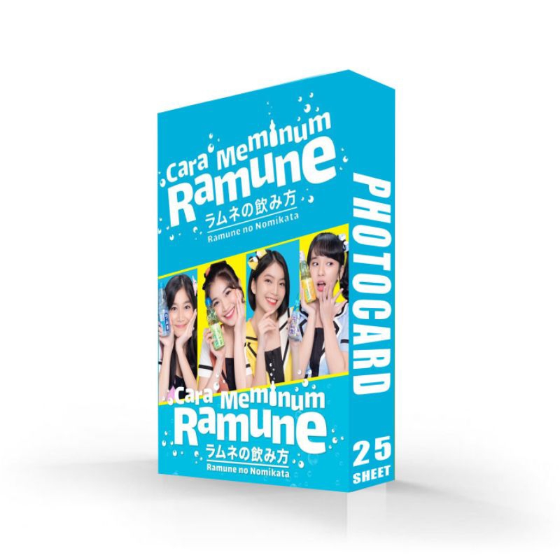 PHOTOCARD JKT48 CARA MEMINUM RAMUNE
