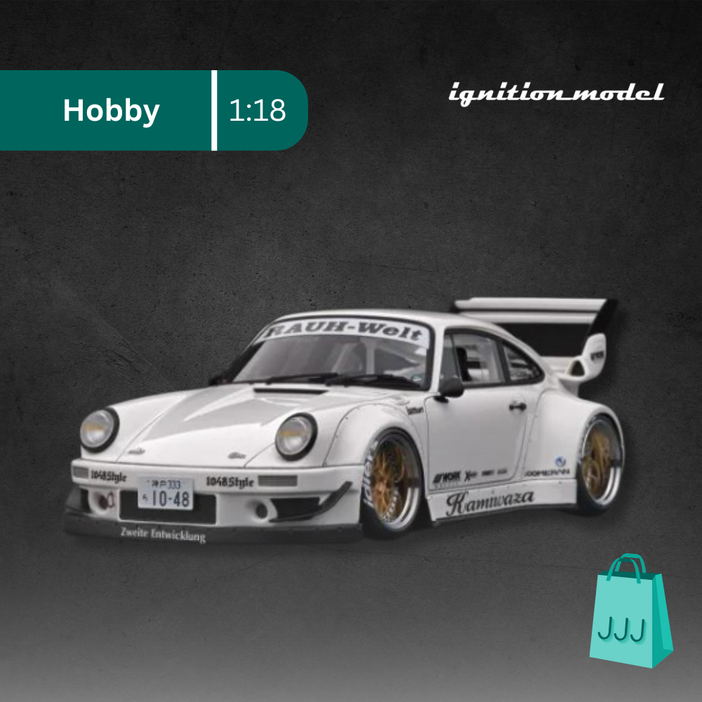 Ignition Model / 1:18 Porsche RWB 930 Kamiwaza White / Diecast