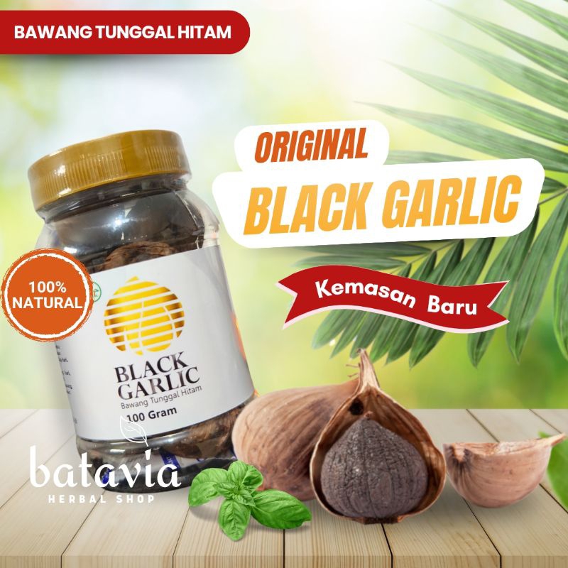 

Black Garlic Bawang Lanang Hitam Tunggal