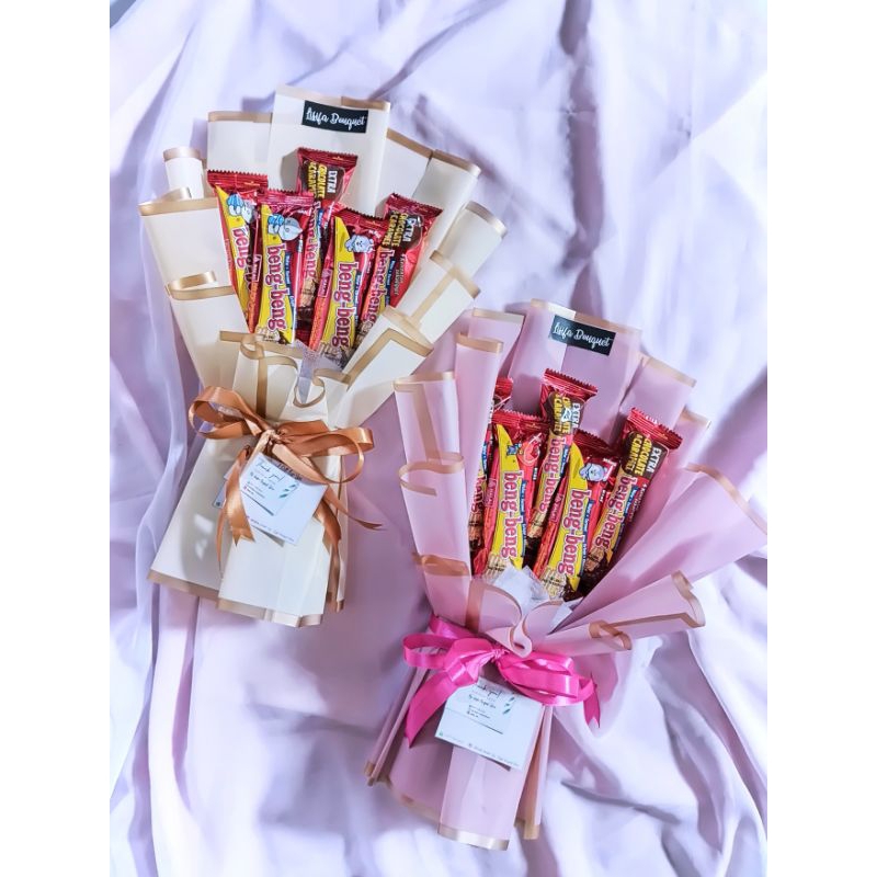

BUKET SNACK BENG-BENG WISUDA,HADIAH, CELLOPHANE
