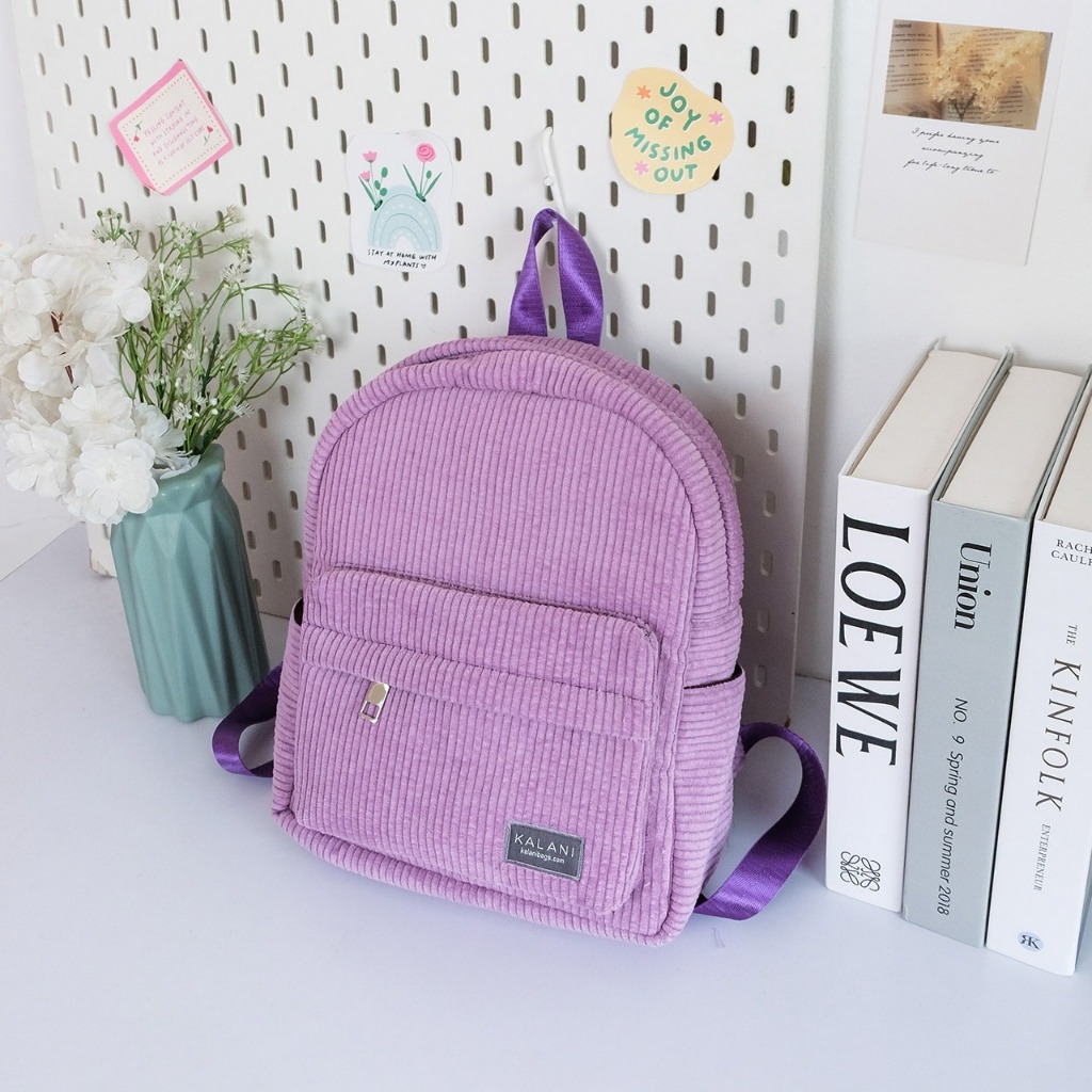 KALANI Brusel Backpack Corduroy Women Backpack